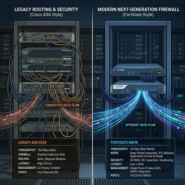 Сравнение производительности NGFW и классических файрволов