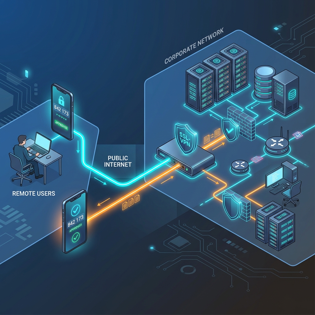 Настройка SSL VPN с двухфакторной аутентификацией FortiToken